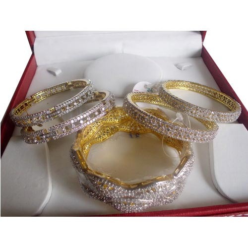 Manufacturers Exporters and Wholesale Suppliers of Diamond Beaded Bangles New Delhi Delhi